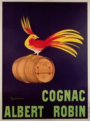 Albert Robin Cognacin mainosjuliste